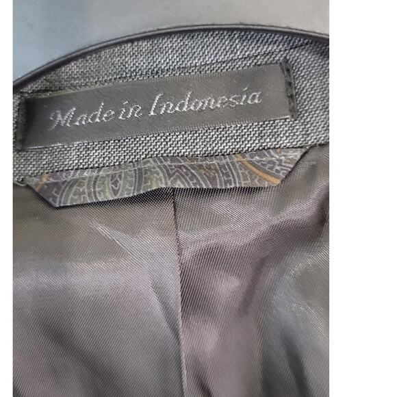 Lauren Ralph Lauren Mens Blazer Size 40R Blue 100% Wool 2 Button Modern Corpcore - Picture 10 of 10